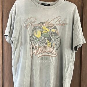 Gray Graphic T-Shirt